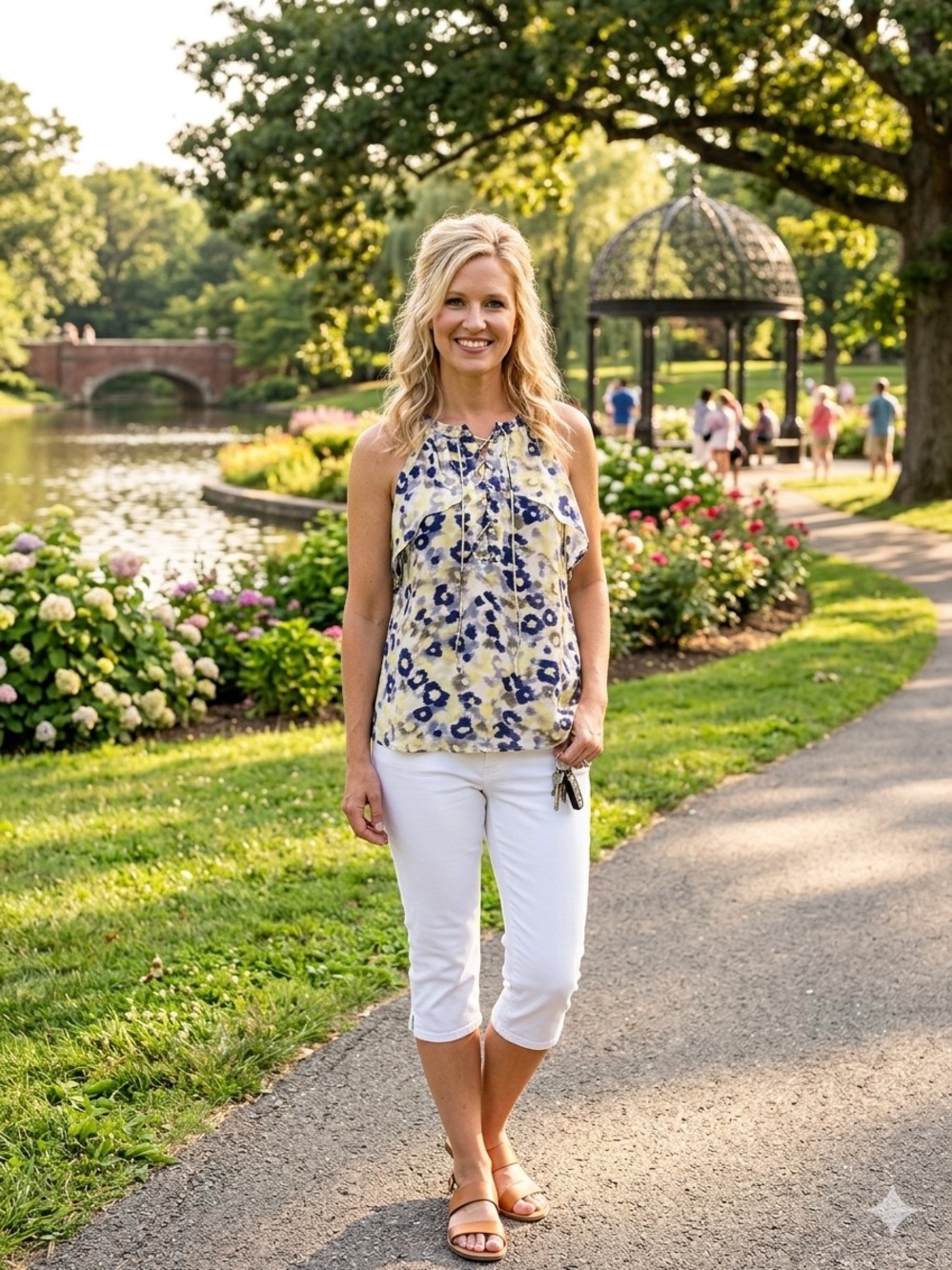 Parker silk sleeveless blouse - Picture 3 of 9